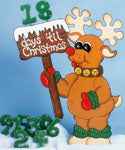 Countdown Rudolph Holzhandwerk Muster