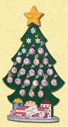 Weihnachtsbaum-Datums-Tracker-Muster