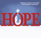 Huge HOPE Nativity Pattern