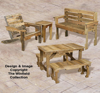 Pallet Wood Furniture Set